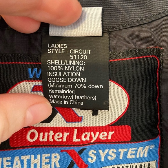 Obermeyer Goose Down Waterproof Snow Puffer Jacket Size 8 - Picture 15 of 16